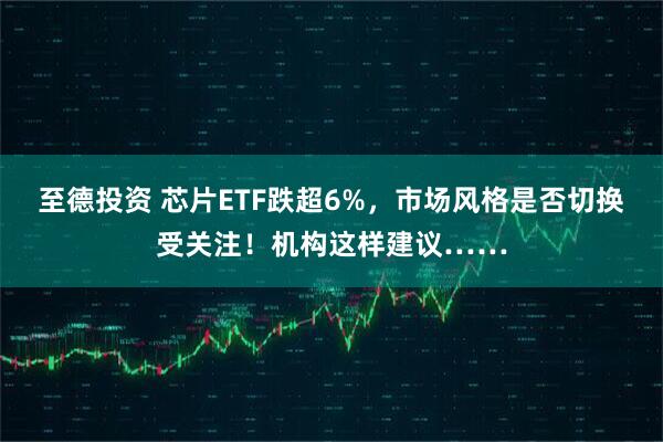 至德投资 芯片ETF跌超6%，市场风格是否切换受关注！机构这样建议……