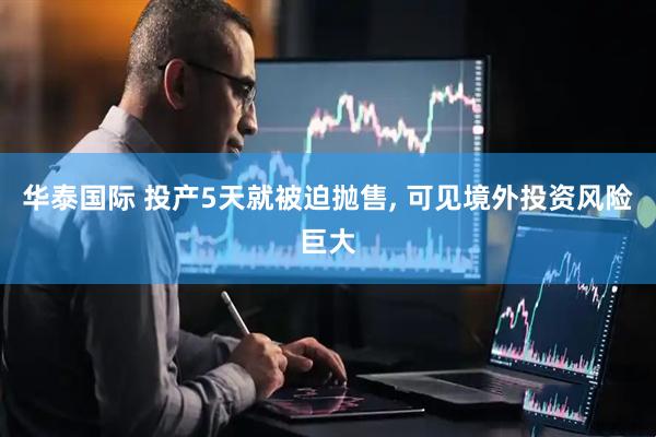 华泰国际 投产5天就被迫抛售, 可见境外投资风险巨大